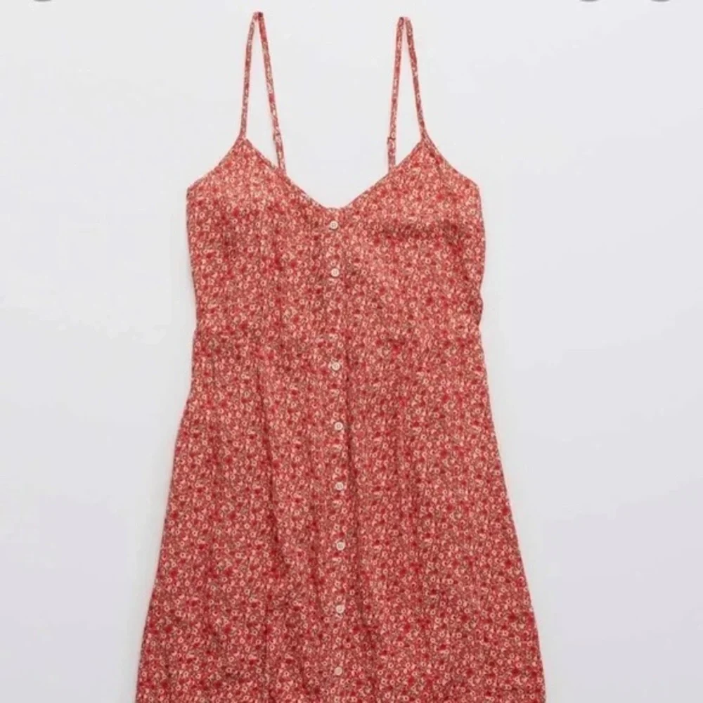 aerie - Front Button Floral Mini Dress - Size Medium - Picture 1 of 7